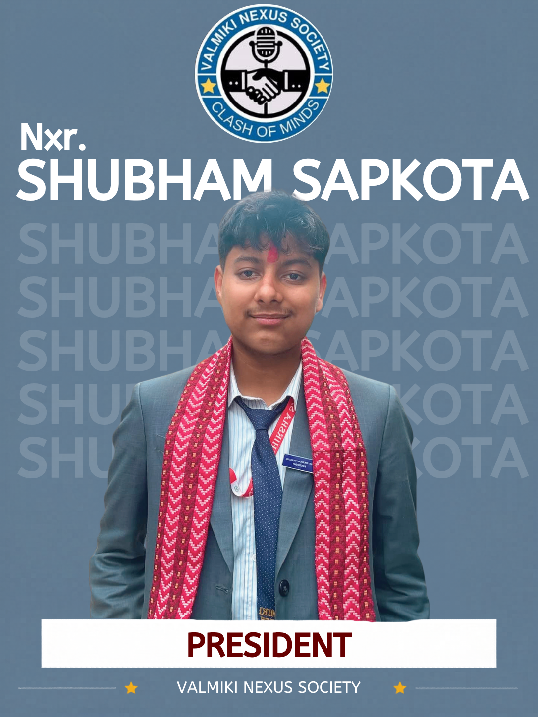 Shubham Sapkota, President