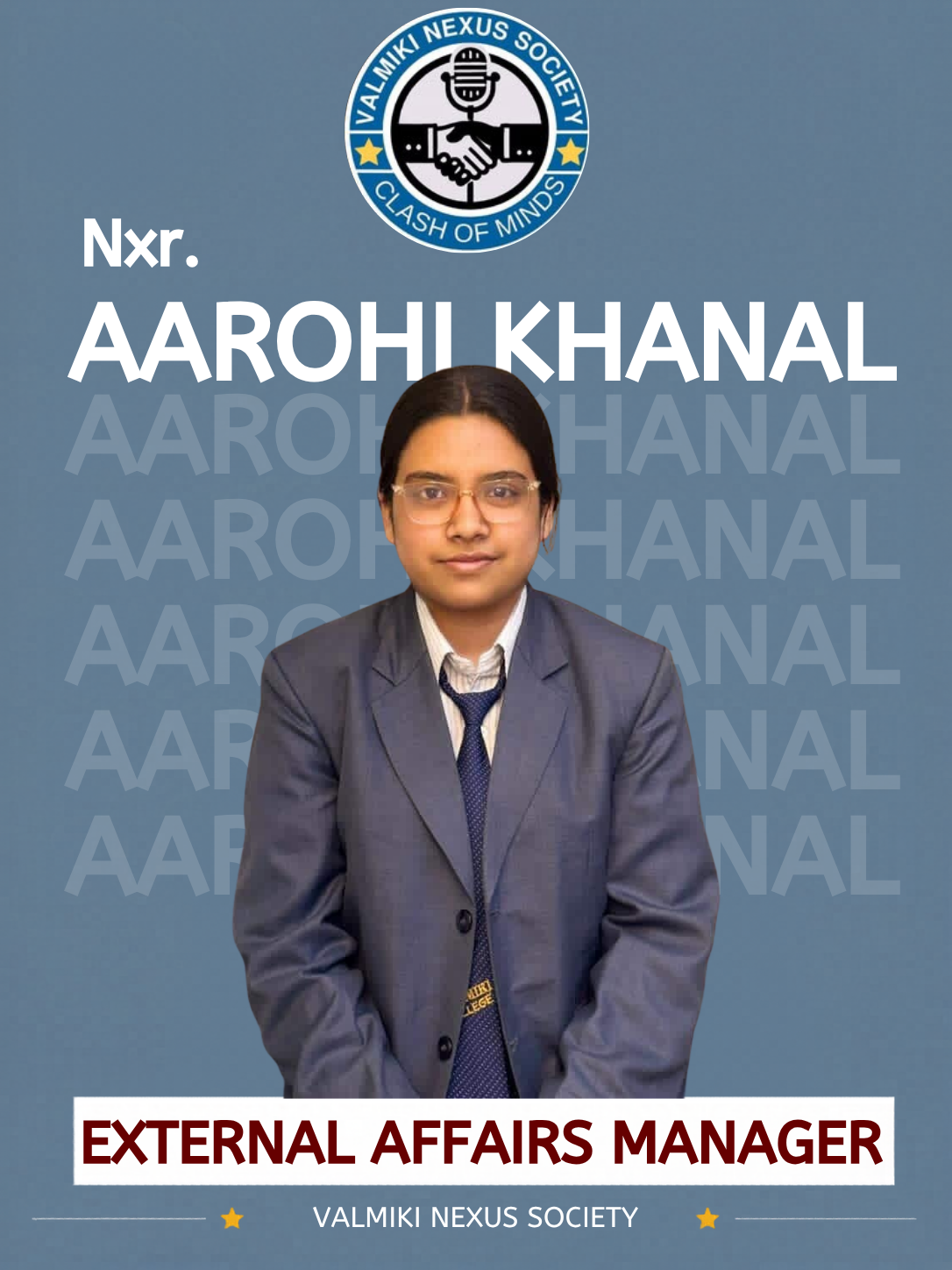 Aarohi Khanal, External Affairs Manager